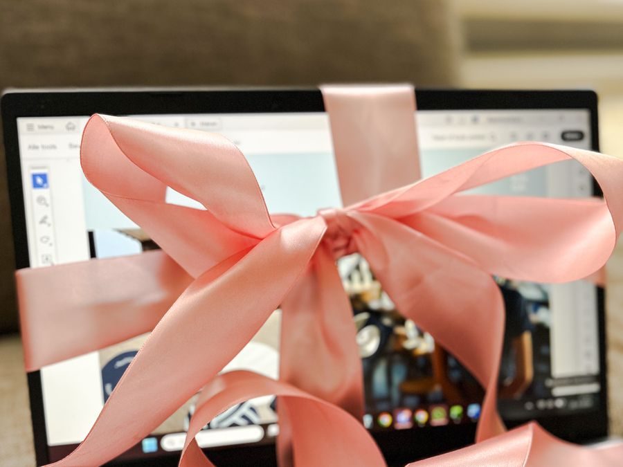 Ontwerpwerk op de laptop